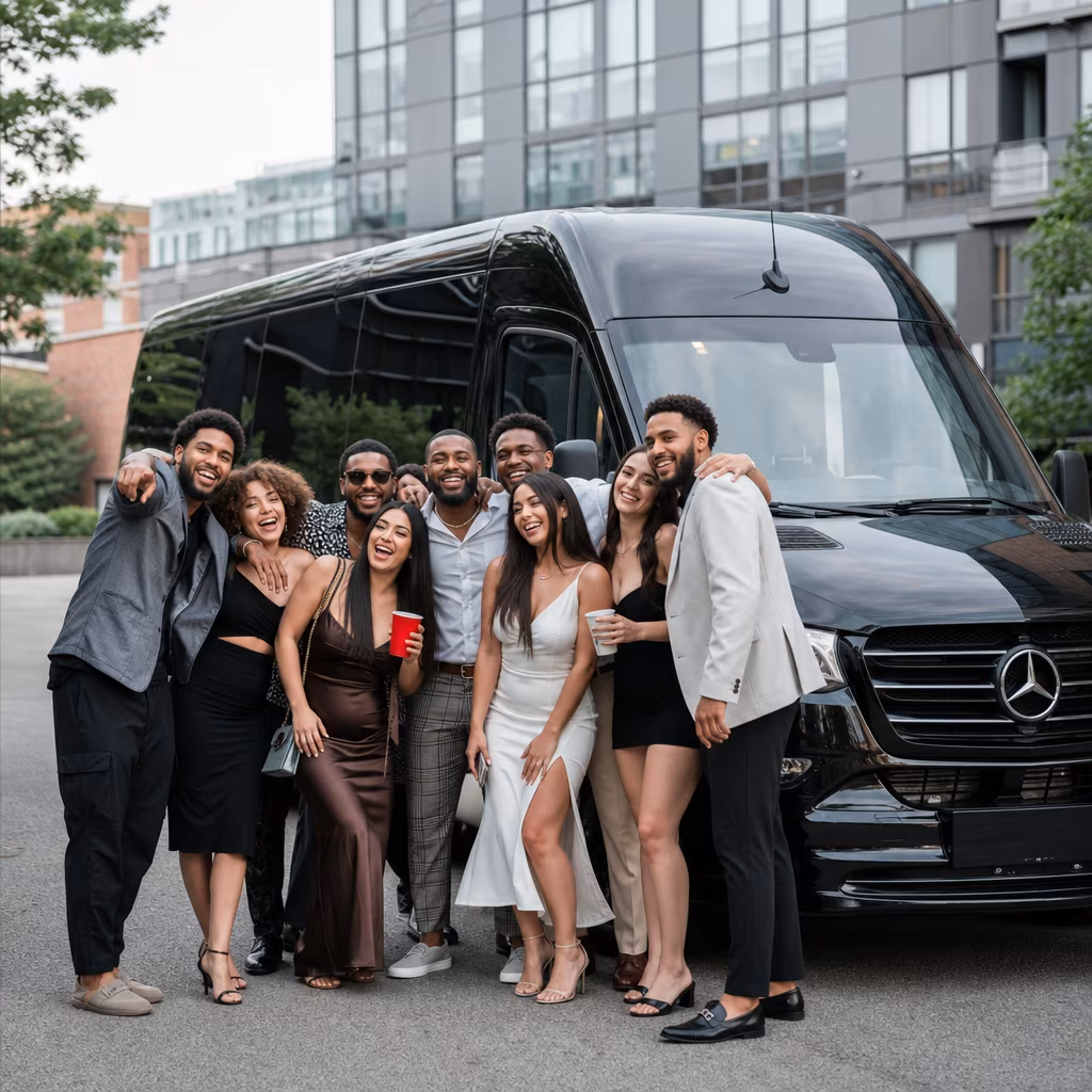 Birthday party bus